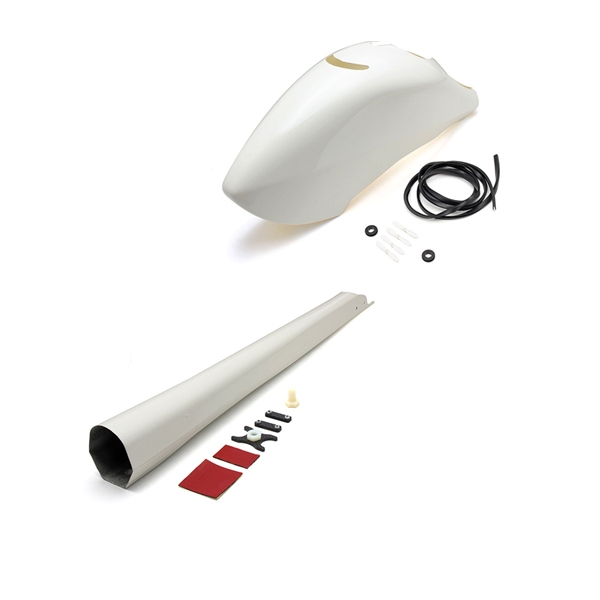 ALZRC Devil 380 FAST Helicopter Parts Painting Canopy Combo White 