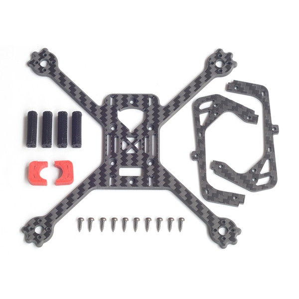 FlyFox FROG 135mm Wheelbase X Type 3mm Arm Frame Kit for RC Drone FPV Racing 19.2g