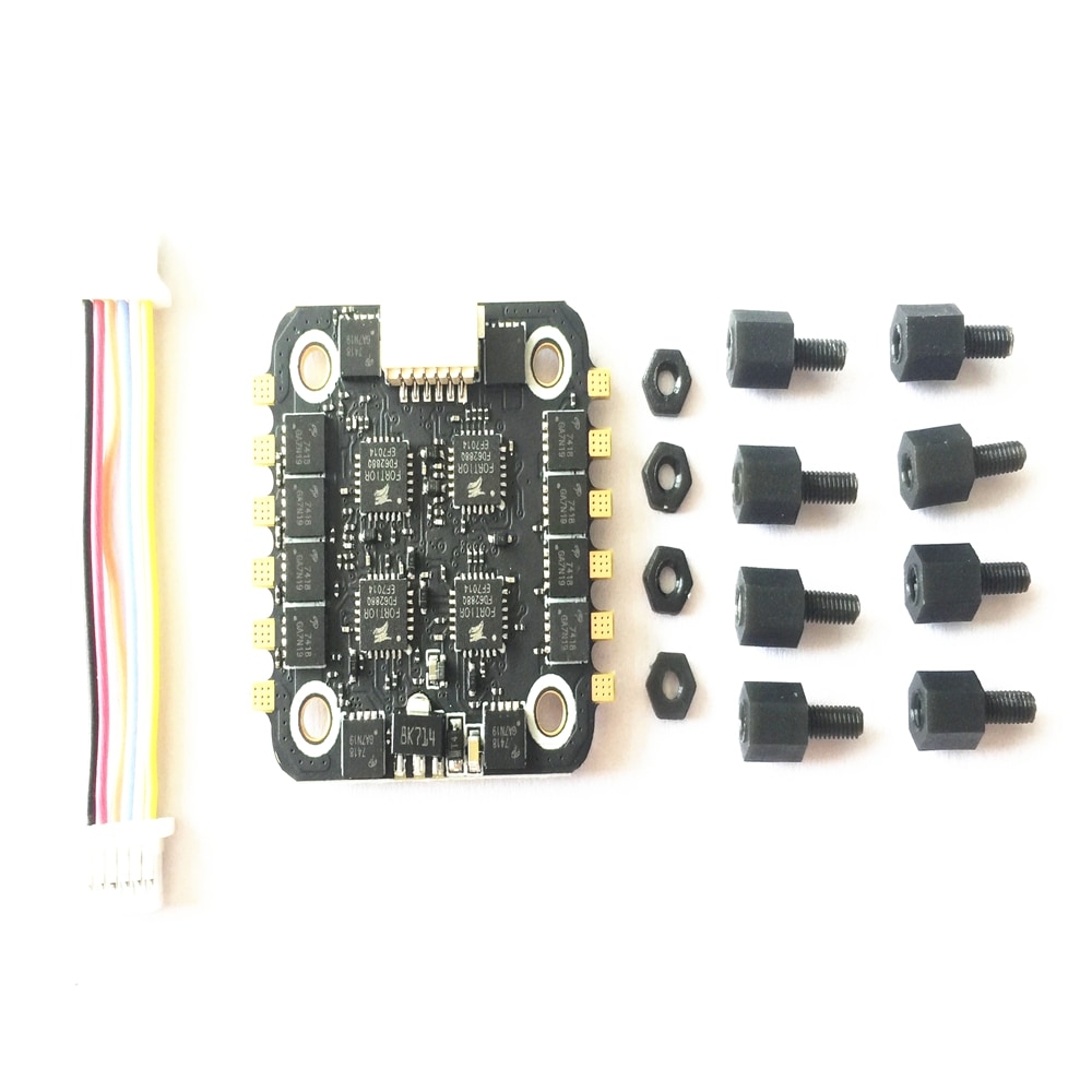 4 In 1 BS-28A BLHELIS ESC 2-4S 28AX4 20X20MM For PWM Multishot Oneshot DSHOT For RC Racing Quadcopter Drone