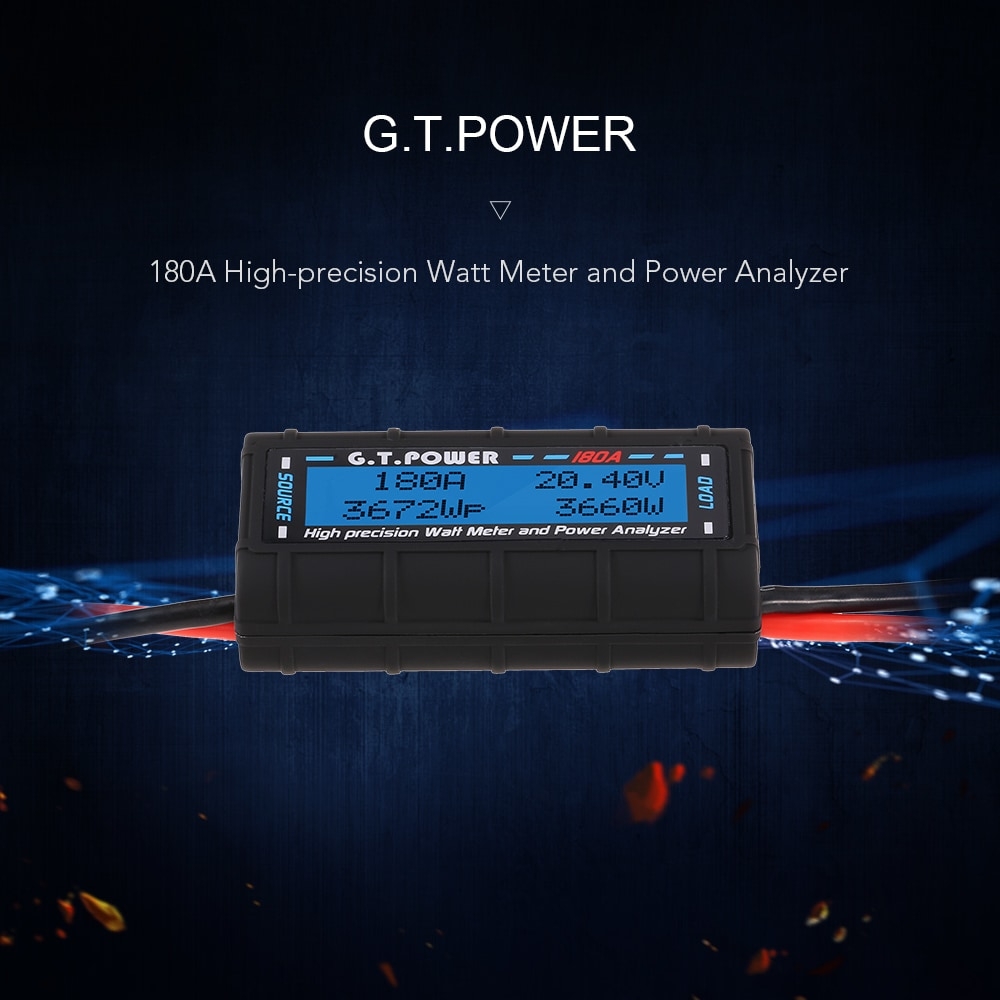 G.T. Power 180A Watt Meter Power Analyzer