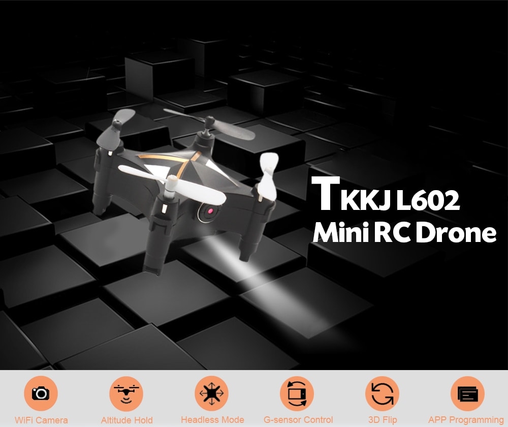 TKKJ L602 RC Drone FPV 0.3MP Camera / Optical Flow