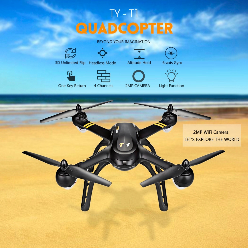 Flytec TY - T1 2.4GHz 4CH RC Quadcopter 2MP WiFi Camera