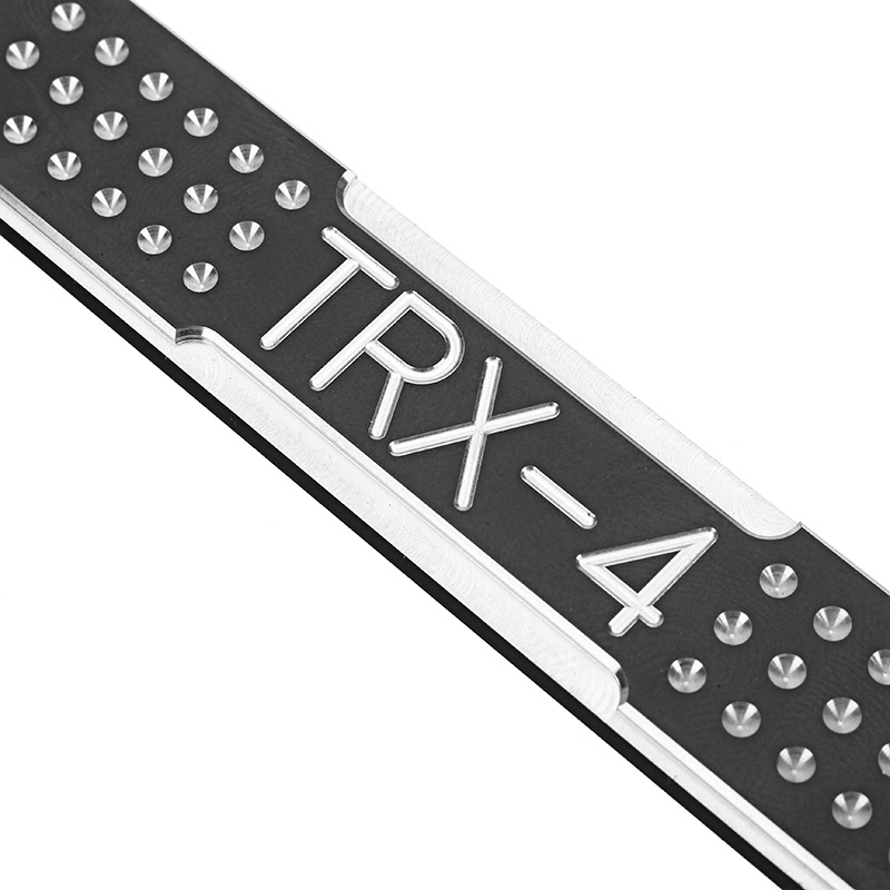 2PCS Alloy Side Metal Pedal Foot Step Panel Anti-Skid Plate For Traxxas TRX-4 RC Crawler Car Parts