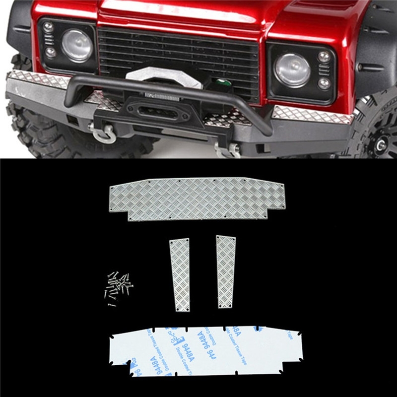 Anti Slide Chequer Or Diamond Plate For TRX-4 Front Bumper