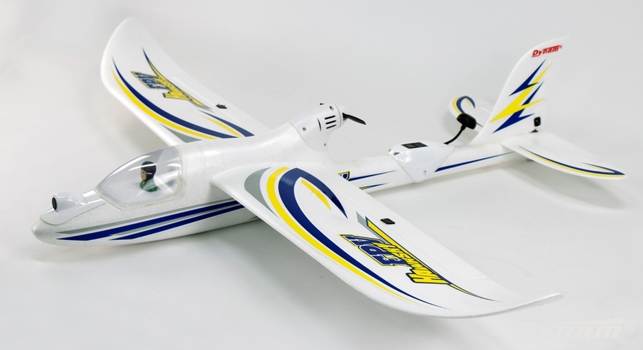 Dynam Hawksky FPV 1370mm Wingspan EPO FPV Glider RC Airplane SRTF With FPV System