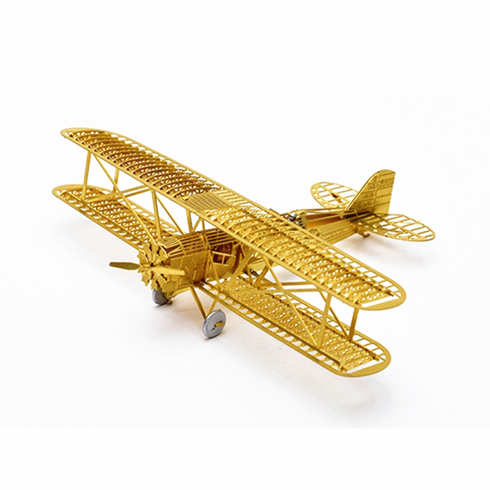 1/160 Boeing 40 3D DIY Brass Etched Model Kit RC Airplane Metal Puzzle Miniature Toy Adult Hobby