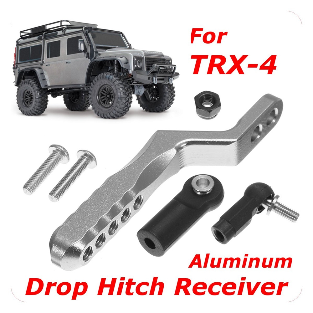 Aluminum Drop Hitch Receiver 5.3*1.3cm for Traxxas TRX-4 Racing Car TRX4-023 Rc Car Parts
