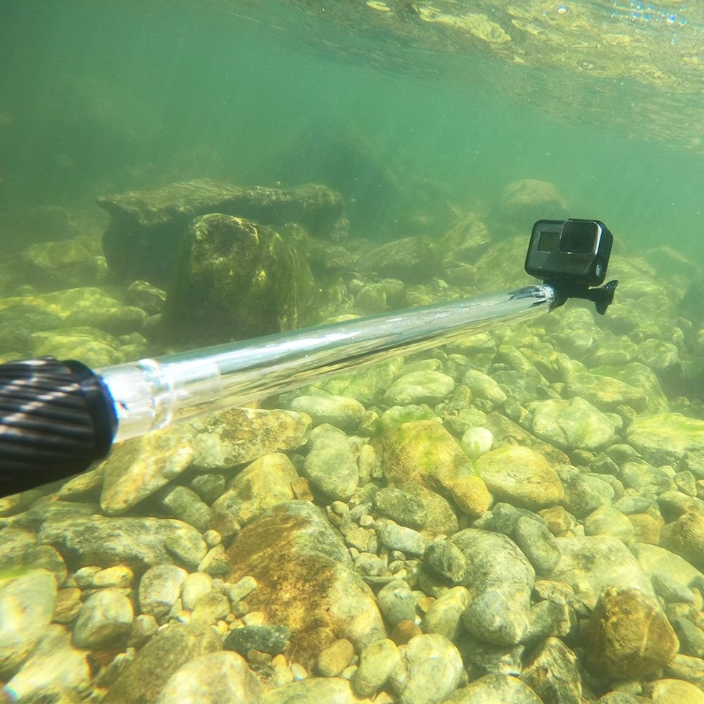 17" 55.5cm Waterproof Selfie Stick With Buoyant Rod For Gopro XiaoYi SJCAM FPV Action Camera