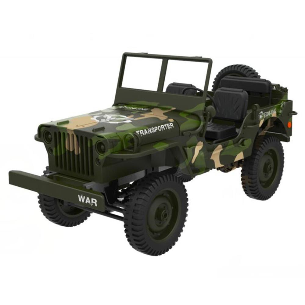 Eachine EC01 1/10 2.4G 4WD Rc Car Jedi Transporter Camouflage Military Truck RTR Toys