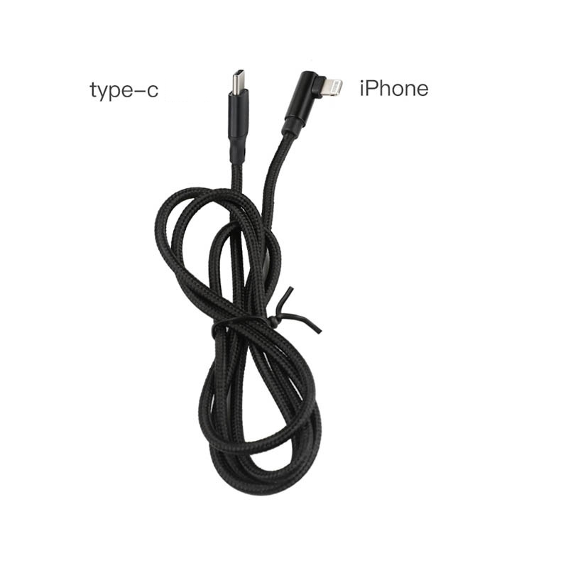 Osmo Pocket Gimbal 100cm USB Extension Cable iPhone to Type C 1m Nylon Cord For DJI Gimbal iPhone Smartphone
