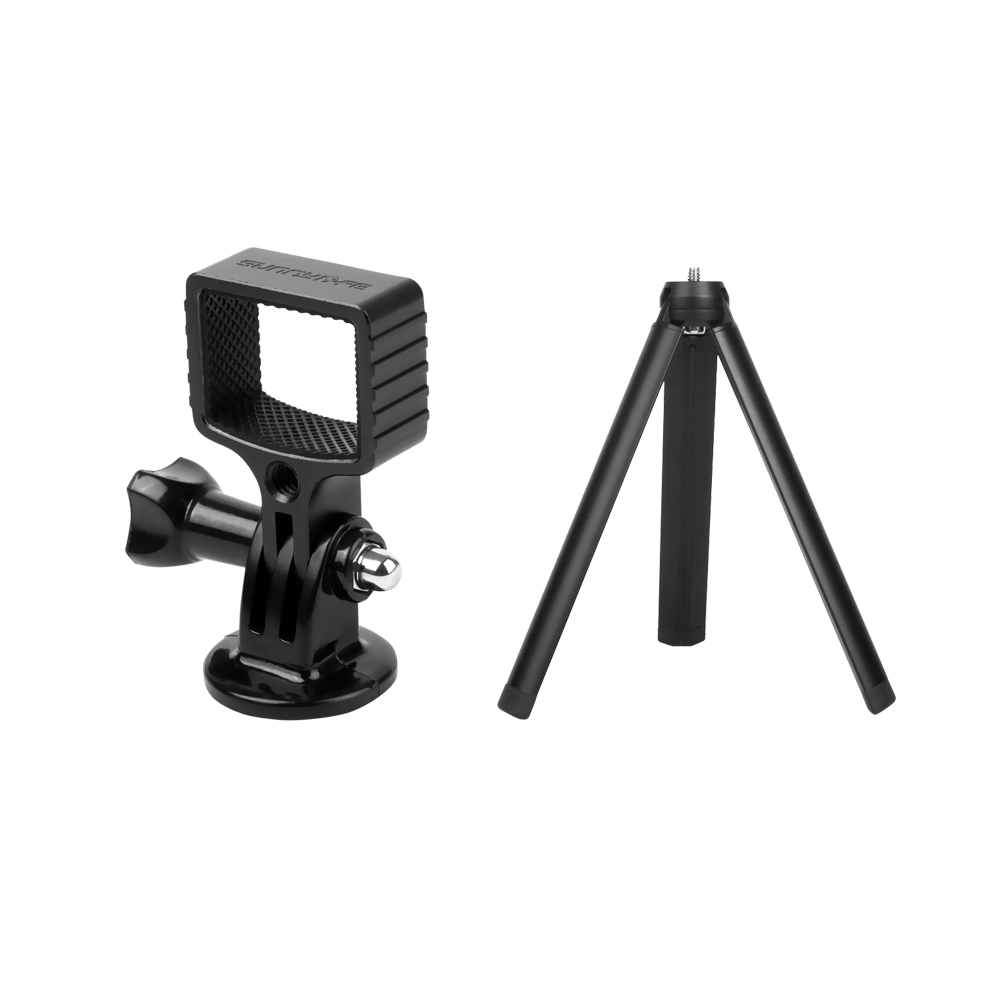 Sunnylife OSMO Pocket Aluminium Adatper Mount Gimbal Expansion Bracket with Tripod For DJI Selfie Tripod Bycle Car Sucker Clamp Accessories
