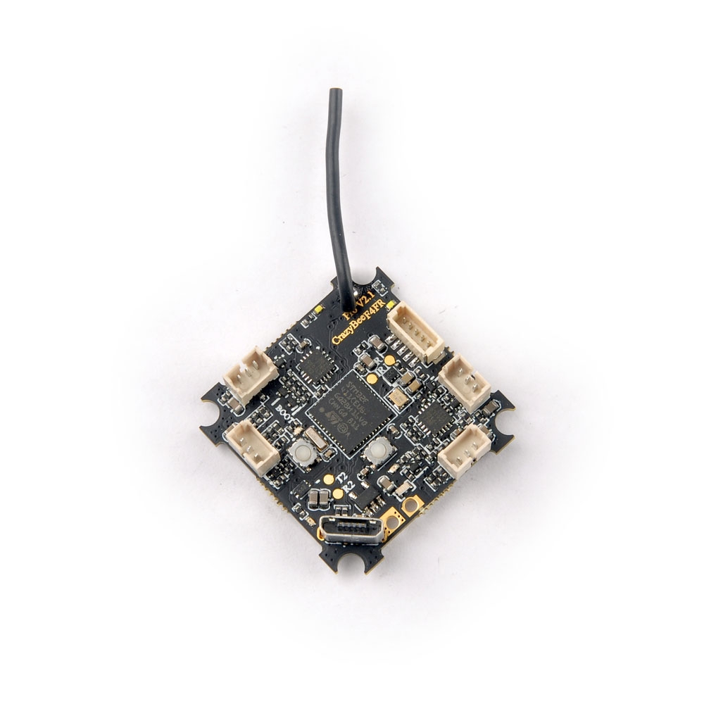 Happymodel Crazybee F4 PRO V2.1 2-3S Flight Controller 5A ESC & Compatible DSM2 Frsky Flysky RX for Sailfly-X RC Drone