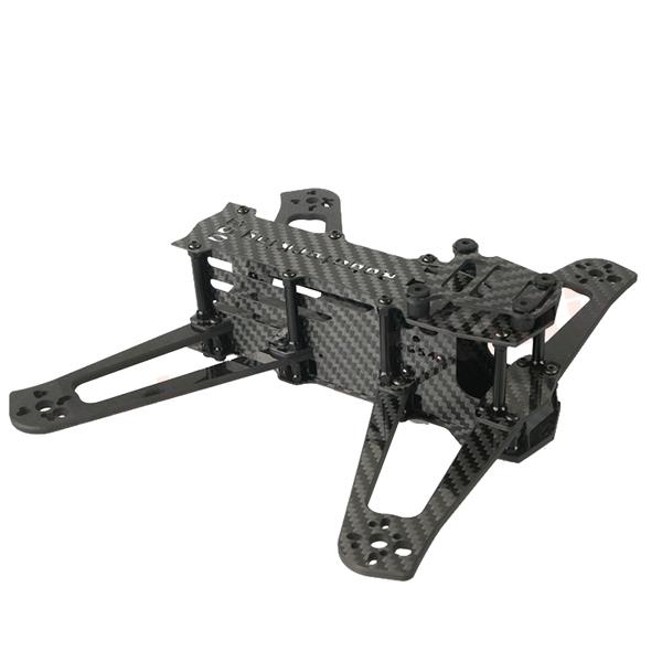 RoboterKing 250 250mm Carbon Fiber Frame Kit 4mm Arm Thinkness with Battery Protect Compartment