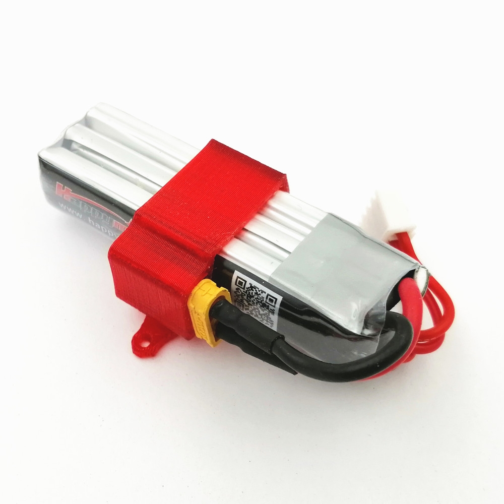 3D Printed TPU Battery Support Fixing Holder for 2S 450mAh / 3S 300mAh Lipo Battery