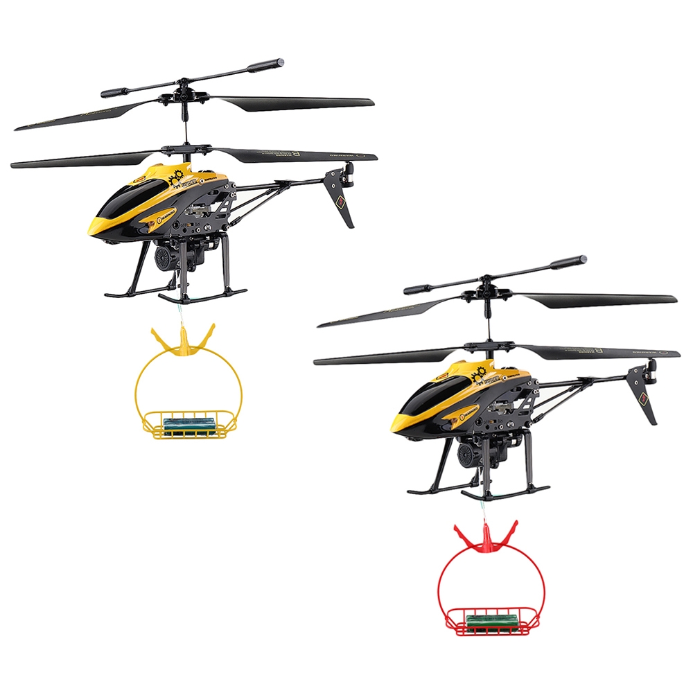 WLtoys V388 3.5CH Mini Infrared Control RC Helicopter Toy RTF With Gyro' Carrying Basket