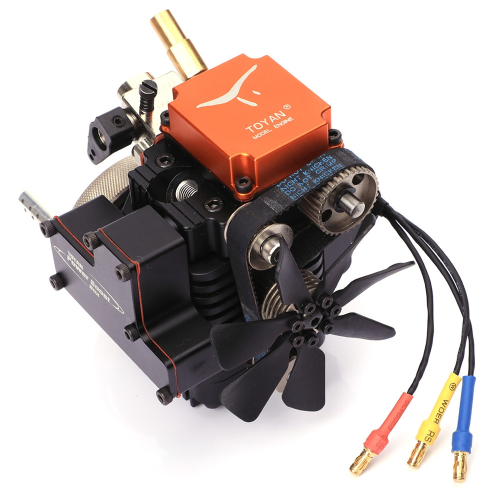 4 Stroke RC Engine Water Cooled Gasoline Model Engine Kit Starting Motor For RC Car Boat Airplane Toyan FS-S100G(w)