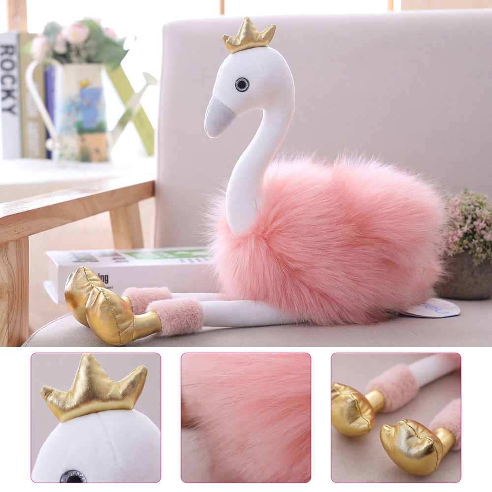 Flamingo Doll Stuffed Plush Toy Animal Soft Fluffy Toy Decoration Cuddly Toys for Kids