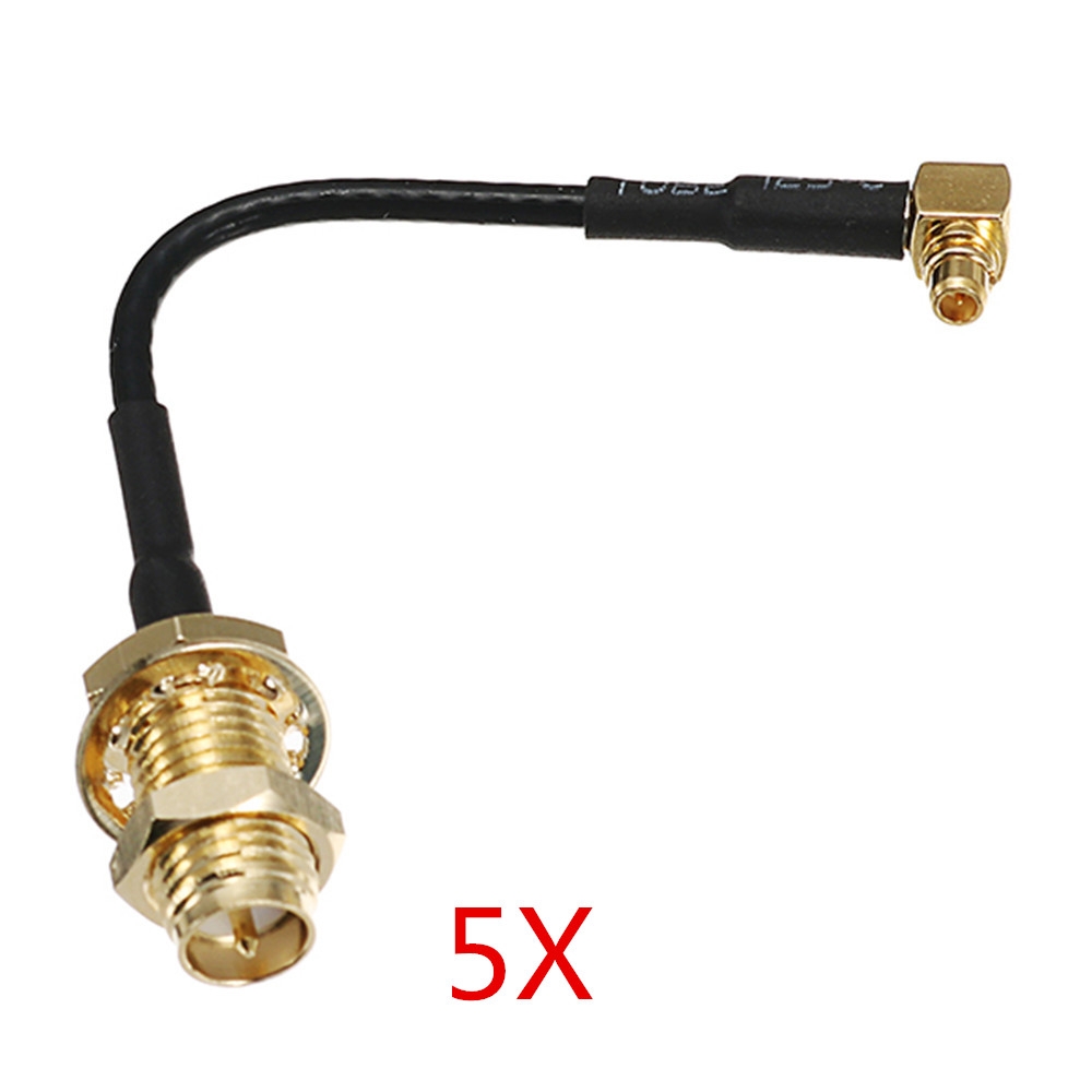 5pcs PandaRC MMCX to SMA/RP-SMA Female Adapter Connector Cable 70mm for PandaRC VT5804/Flytower