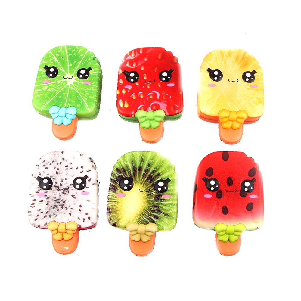 Squishy Colorful Slow Rebound Fruit Ice Cream Collection Gift Decor Toy