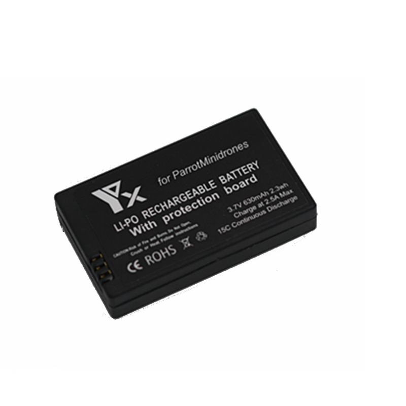 YX 3.7V 630mah Lipo Rechargeable Battery for Parrot Mini Drones Mambo Swing