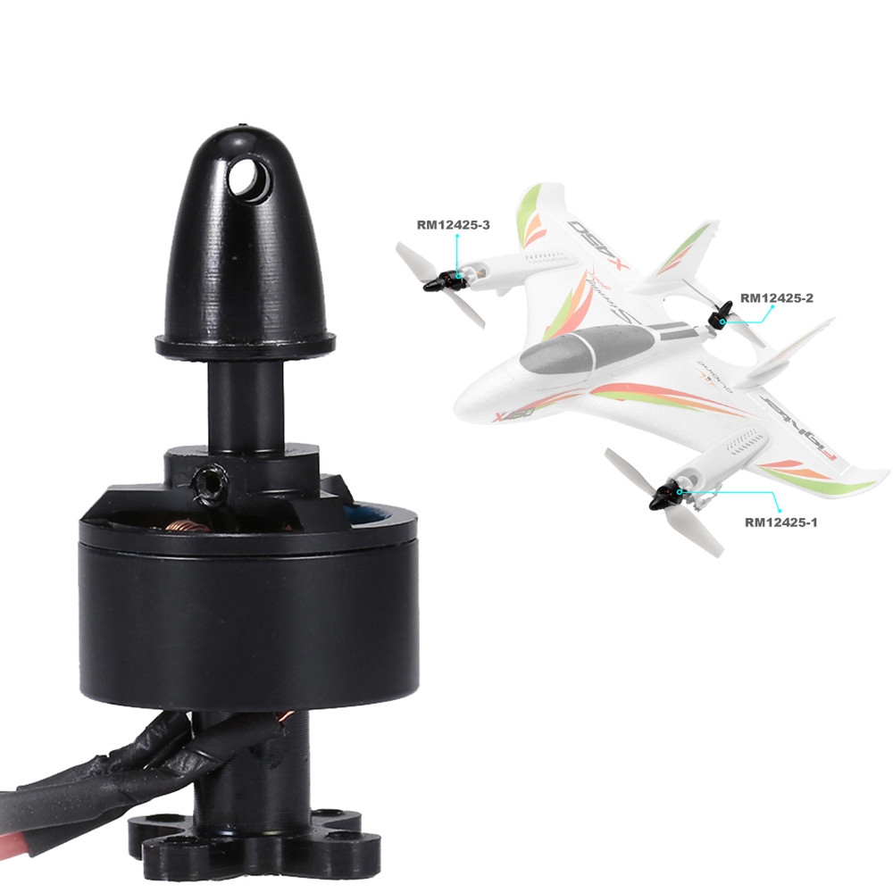 Wltoys XK X450 RC Airplane 2300KV 7.4V 1307 CCW Brushless Motor RC Part Spare Parts Accessories