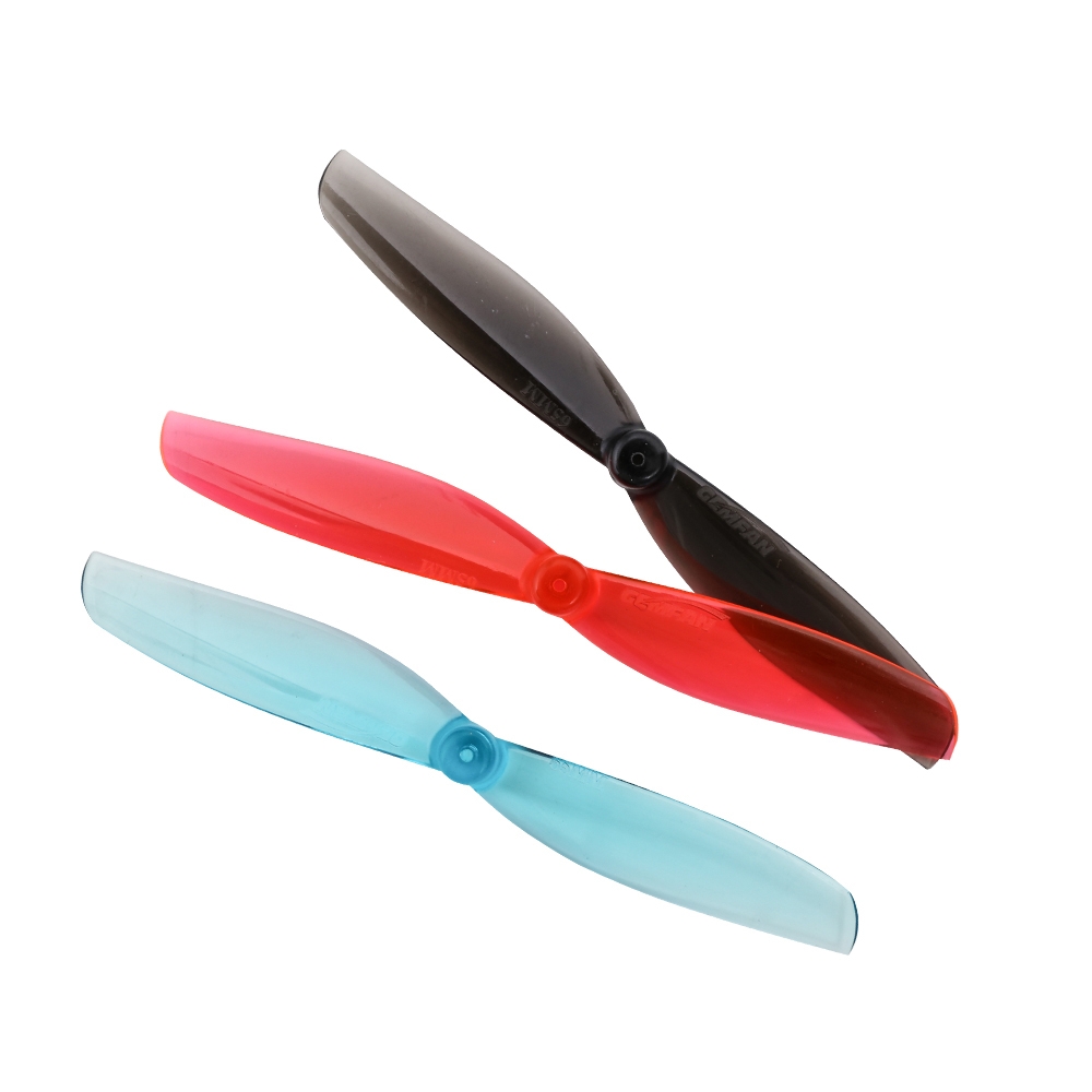 4 Pairs GEMFAN 65mmS 65mm 2-blade 1mm/1.5mm Hole Propeller for RC Drone FPV Racing