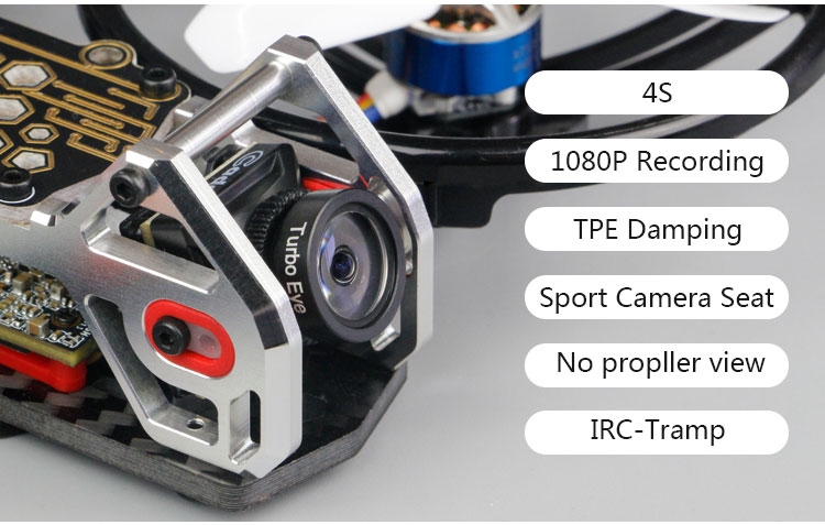 LDARC/KINGKONG HD140-FPV 140mm 2.8 Inch 4S FPV Racing Drone PNP/BNF F4 OSD 20A ESC Runcam Nano2 Cam