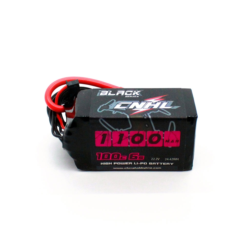 CNHL BLACK SERIES 1100mAh 22.2V 6S 100C Lipo Battery XT60 Plug for RC Drone FPV Racing