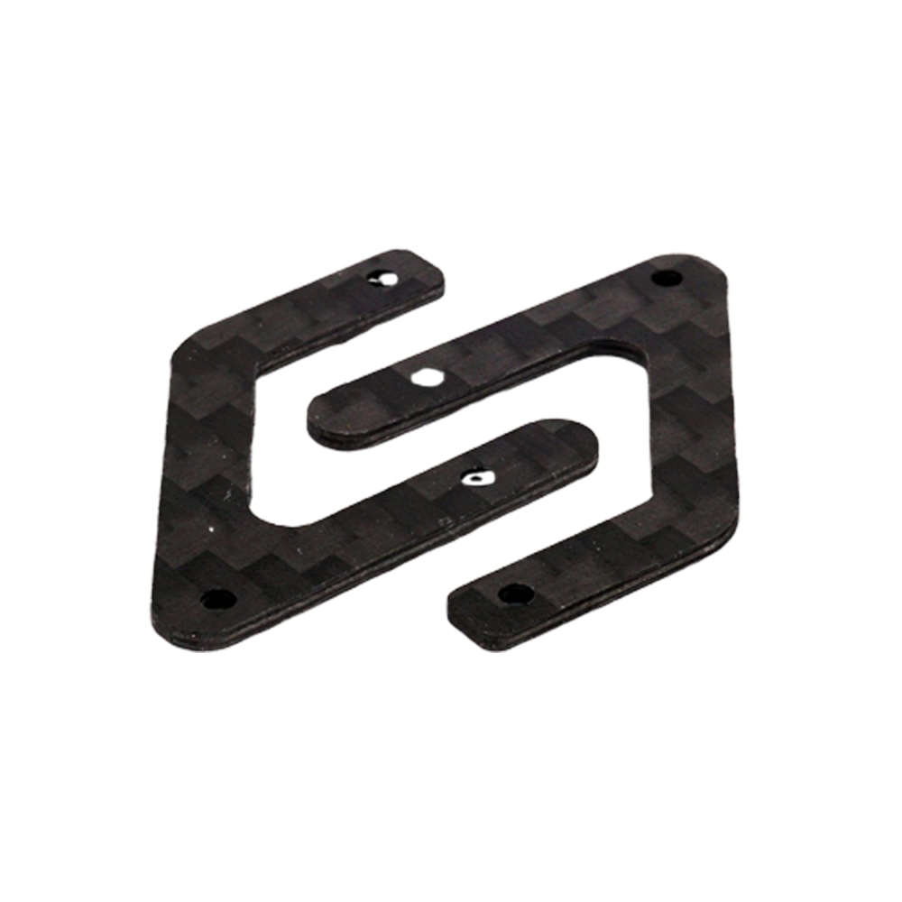 2PCS OMPHOBBY M2 RC Helicopter Parts Carbon Fiber Main Frame Rear Bracket Board