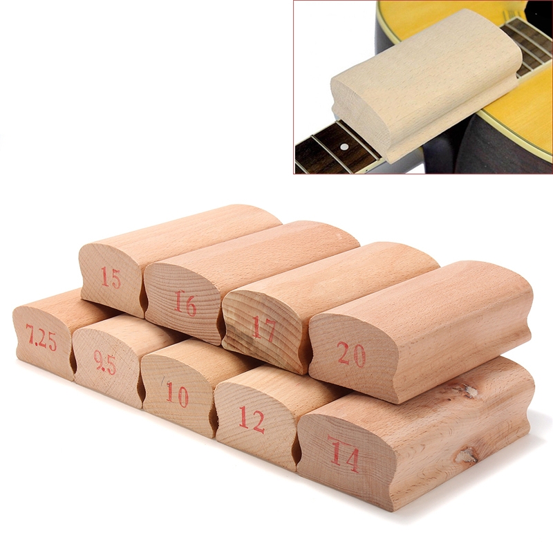 Guitar Fingerboard Sanding Block 7.25"/9.5"/10"/12"/14"/15"/16"/17"/20" Luthier Tool for Fret Leveling Finger Board