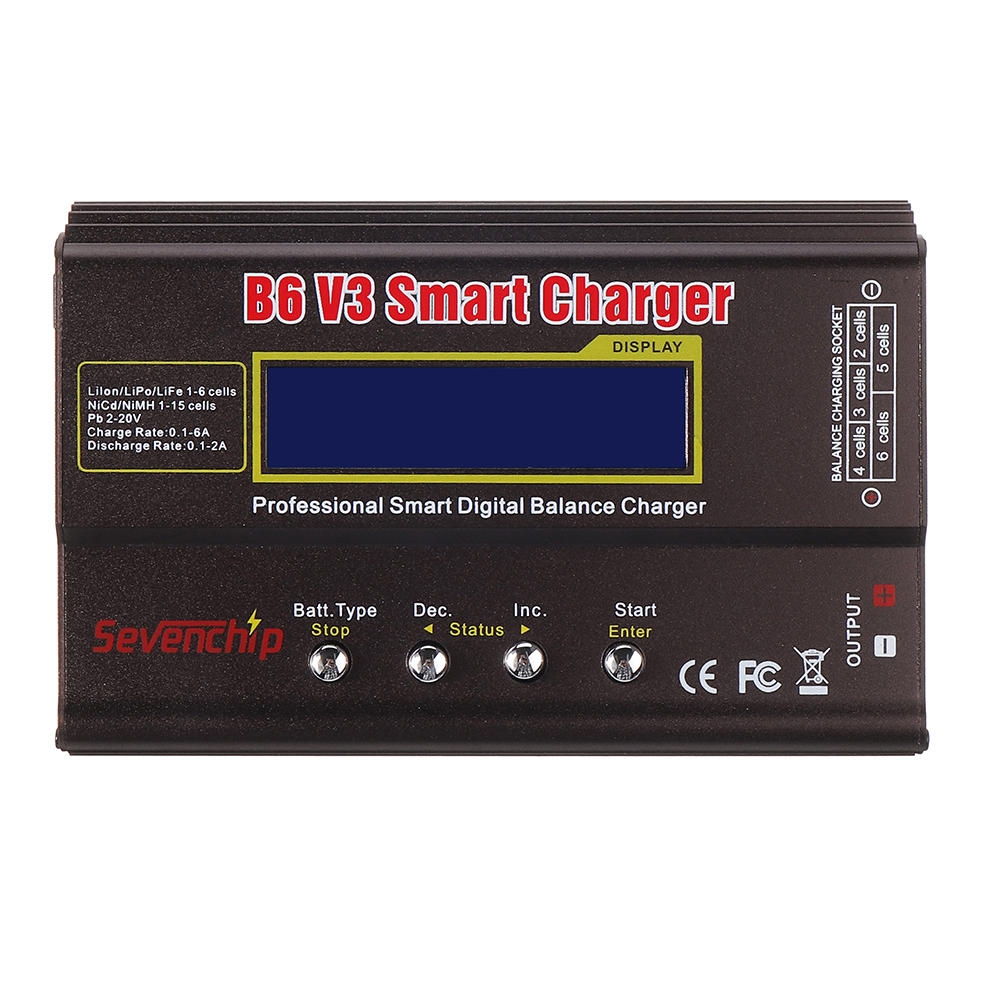 B6 V3 80W 6A Lipo Battery Balance Charger Discharger Upgrade Version