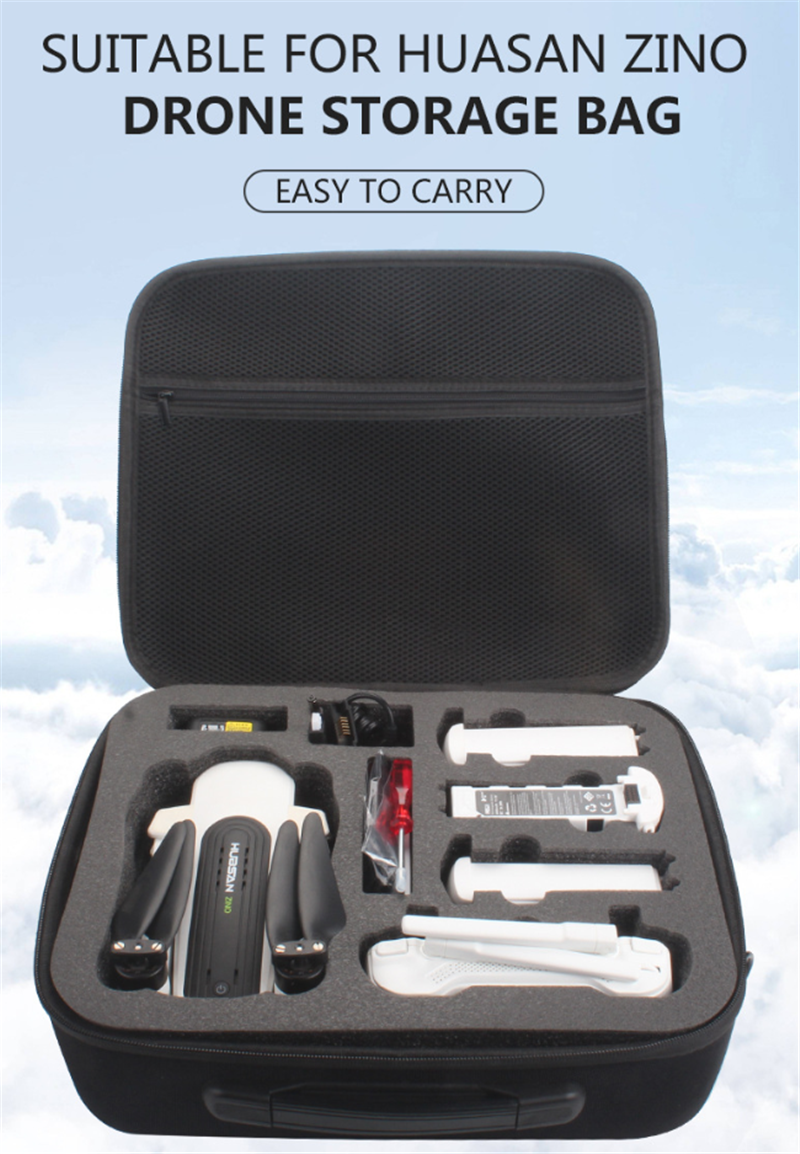 CYMARC Waterproof Carrying Case Box Handbag Portable Storage for Hubsan H117S Zino/Zino Pro