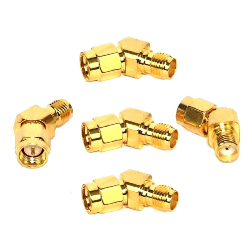 10PCS Realacc 45 Degree Antenna Adpater Connector SMA For RX5808 Fatshark Goggles