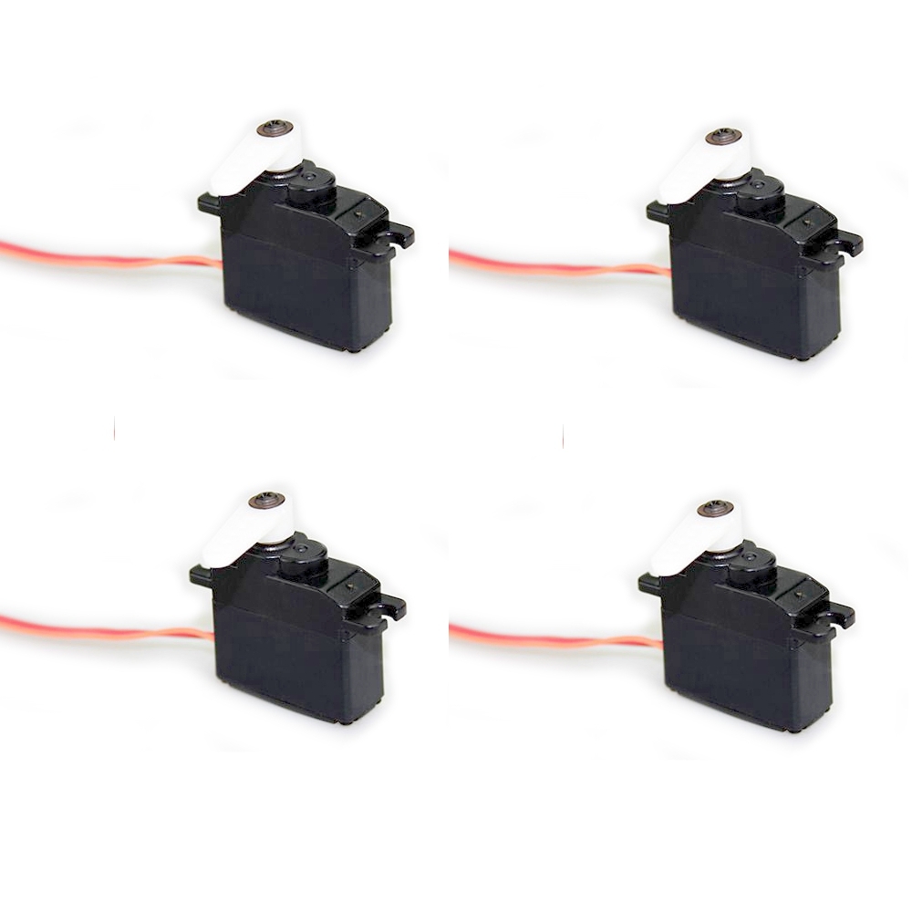 4 PCS Dynam Analog Micro Servo 17g 2.6kg/cm 5V for RC Airplane Fixed Wing Helicopter