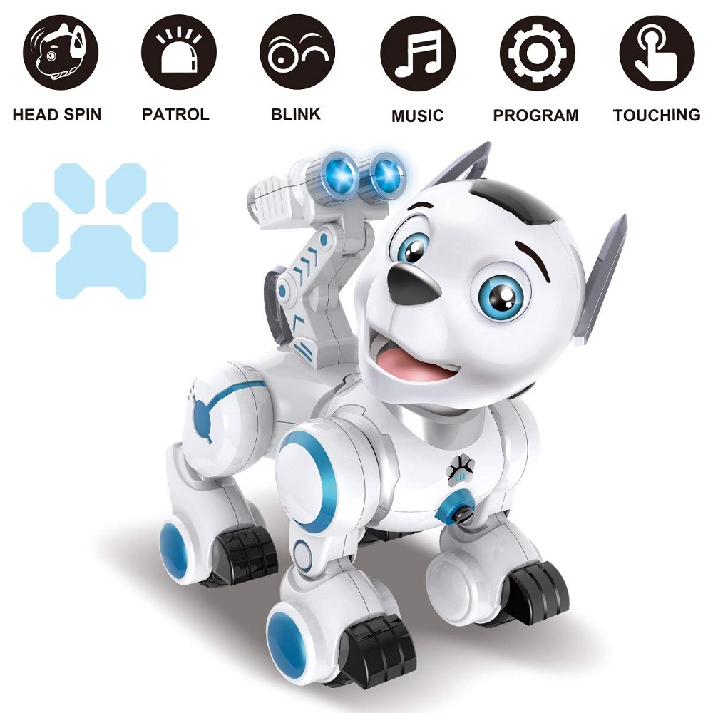 LE NENG K10 Intelligent Infrared Remote Control Touch Induction Walking Singing Dancing Robot Dog