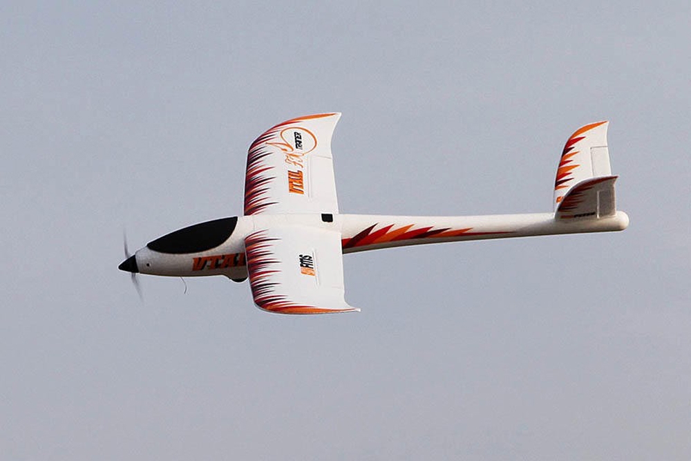 FMS 800MM (31.5") Wingspan EPO V-Tail RC Glider Airplane PNP for Beginner
