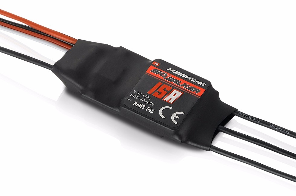 Hobbywing SkyWalker Series 15A 2-3S Lipo Brushless ESC With 5V/2A BEC Output