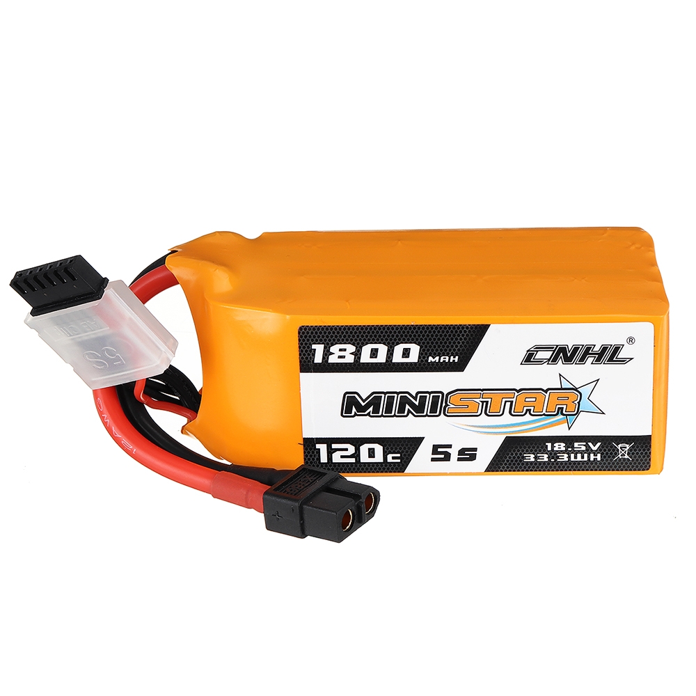 CNHL MINISTAR 18.5V 1800mAh 120C 5S Lipo Battery XT60 Plug for RC Racing Drone