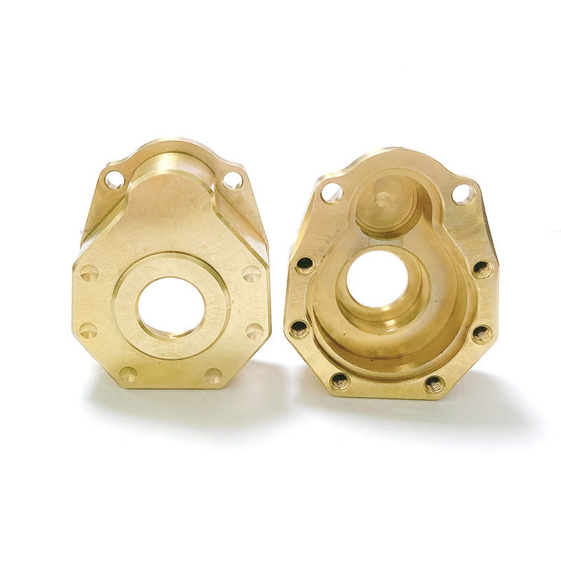 2pcs Steering Cup Brass Counterweight Gear Cover For 1/10 Rc Crawler Truck Trx4 Spare Parts