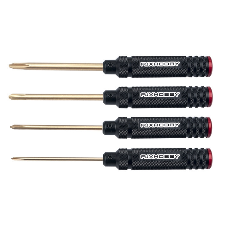 4PCS RJX 3.0mm/4.0mm/5.0mm/5.8mm Phillips Screwdriver Tools Kit for RC FPV Car Boat Airplane