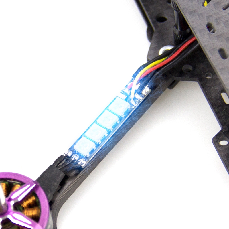 4PCS HGLRC 2-6S 5V Frame Arm W554A WS2812 LED Light Board for Brushless ESC RC Drone FPV Racing