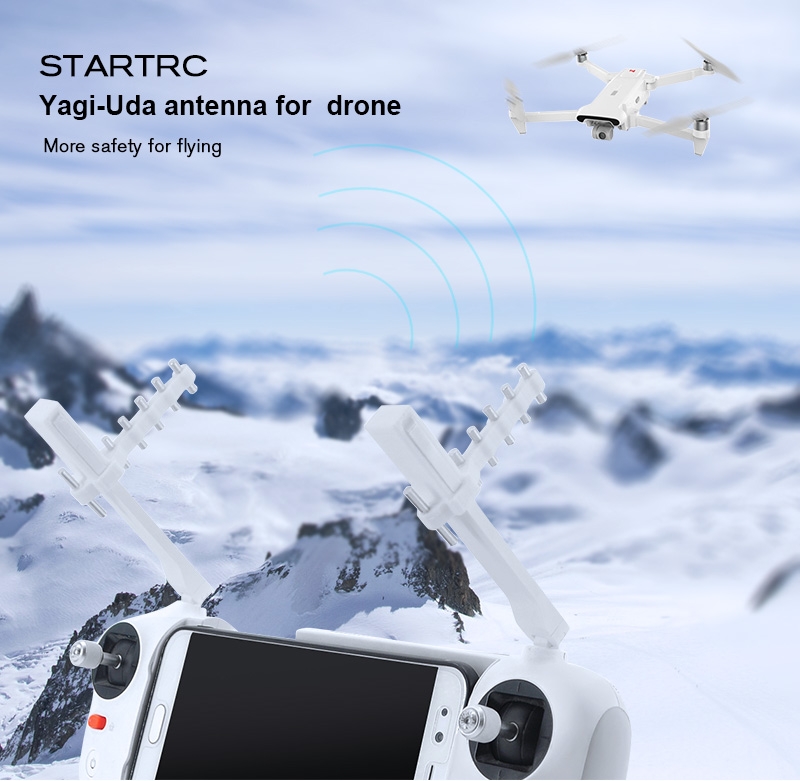 STARTRC Controller Signal Booster Yagi Antenna Range Extender White Amplifier 2.5-3.5KM Extension for FIMI X8 SE