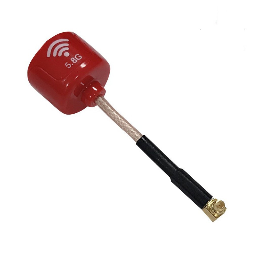 Turbowing 5.8GHz 2.5dBi Gain Vertical Polarization FPV Antenna With MMCX-L Connector Plug For RC Racer Drone VTX