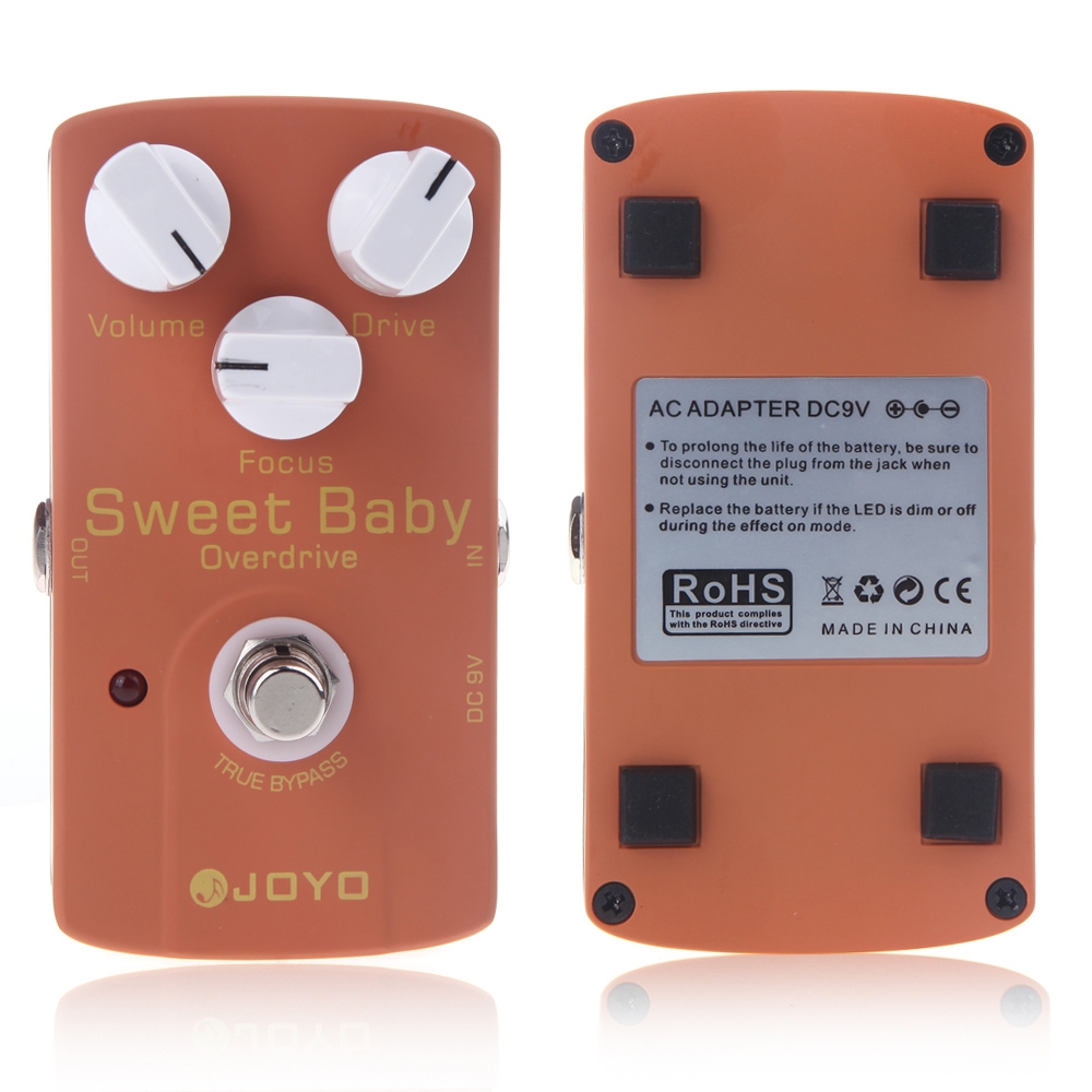 JOYO JF-36 Sweet Baby True Bypass Low-gain Overdrive Pedal Guitar Effects Electric Guitar Pedal