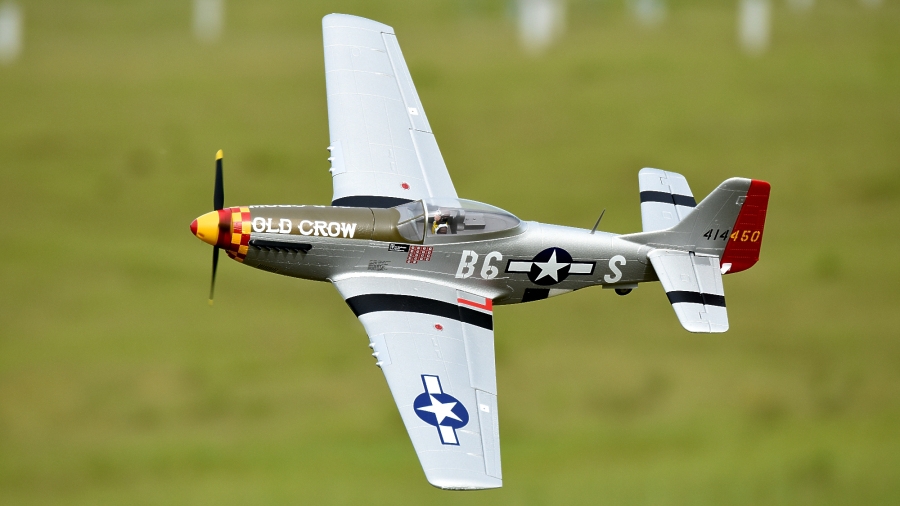 Eleven Hobby P-51D P51D Mustang Old Crow 1100mm 43 Wingspan PNP"