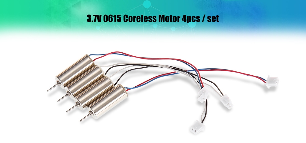 3.7V 0615 Coreless Motor 4pcs / set