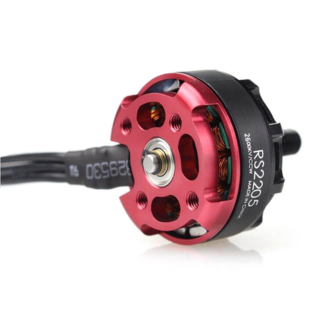 EMAX RS2205 2600KV Red Bottom Motor for FPV Racing - CCW