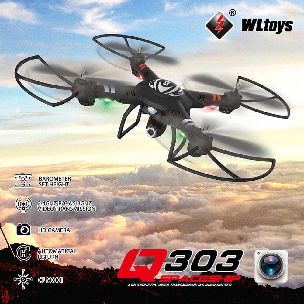 WLtoys Q303-C Q303C with 2MP HD Camera One Axis Gimbal 2.4G 4CH 6Axis RC Quadcopter RTF