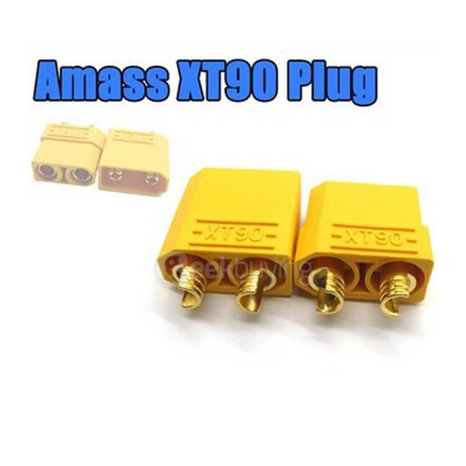Amass XT90 Plug 4.5mm Gold Plated Plug