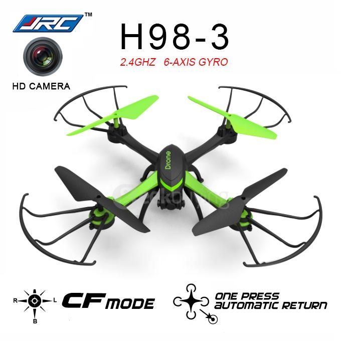 JJRC H98-3 0.3MP Camera 2.4G 6Axis 3D Flip One Key To Return CF Mode Rollover RC Quadcopter - Green